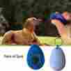 00409 Vizpet Dog Clicker Training System Water Drop Shaped 2 Pcs Scientific Meth Free Shippin