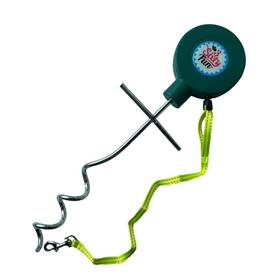 3sixtyfun B00jimsneg 16 Feet/ 5 M Slip Leads For Dogs - Dog Tie Out Cable And Stake Rotates 360