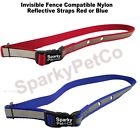 650348106072 Sparky Petco Invisible Fence Compatible Nylon Reflective Straps Red Or