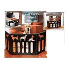 900 Wood Pet Gates Dog Dcor Solid Section Gate 084358049003