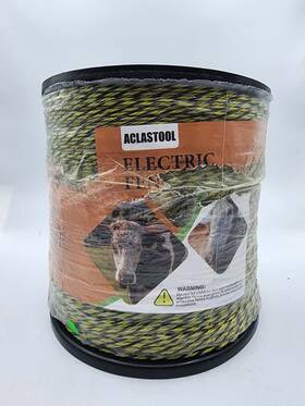 Aclastool 445009263231 Electric Fence Wire 3500ft 1067m Polywire For Portable Livestock Fencing 6 St