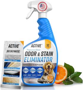 Active Active-petstain-32oz Pet Odor And Stain Eliminator - 32 Oz Enzyme Cleaner For Dog Cat