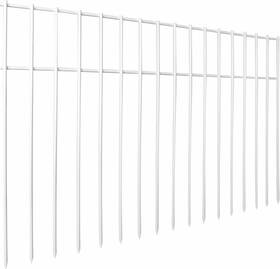 Adavin 726084749900 White Animal Barrier Fence 10 Pack 24 In L X15 H Dog Digging