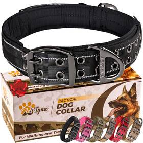 Adityna 609004997158 Heavy Duty Dog Collar With Handle - Thick For Large Dogs -