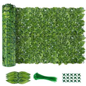 Agjidso 768152453869 Artificial Ivy Privacy Fence Screen No Assembly Required 120 Inch X60 Artificia