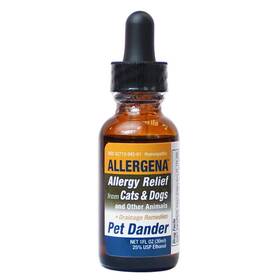 Allergena 664945201924 Pet Dander Allergy Relief From Cats Dogs And Other Animals 1 Fl. Oz