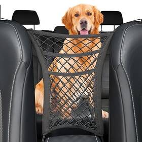Amiss B09vkt8rsl 3 Layer Car Net Pocket Handbag Holder Seat Back Storage