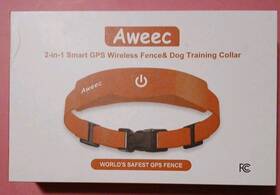 Aweec Awc-gps-01-gry Gps Electric Dog Wireless Fence W Free App Training Waterproof Open Box