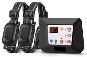 Aweec Dt02 Wireless Fence System For 2 Dogs Training Collars Remote Electric