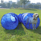 Awj0415 Pawz Road Tunnel Dog Agility Training Blue Tunnels 716253398336