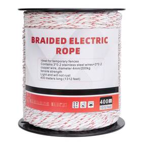 Beiyi Mld-040l Electric Fence Turbo Wire 6 Braided Copper And Stainlee Steel Providing 4x Mo