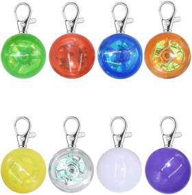 Bekhandy Cs-08 8 Pack Dog Lights For Night Walking 3 Modes Collar Light Time
