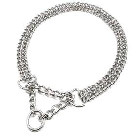 Berry Pet Mc040-70-fba Dog Martingale Pinch Metal Stainless Steel Collar For Training Walking Li