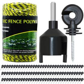 Besteel Bs042 Electric Fence Poly Wire 660 Feet 200 Meters 1/8 Inch Dia Portable Fenci