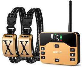 Bhcey 792671229124 Wireless Dog Fence Electric System And Training Collar 2-in-