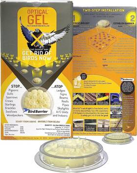 Bird Barrier Tf-bg25 Optical Gel 24 Pack Natural Multisensory Deterrent Easy