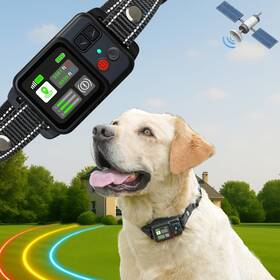 Bjdqhkj 753878555805 Gps Wireless Electric Dog Fence Circular System For D