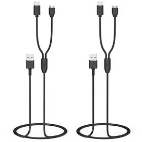 Blikejin Dt-cable-2p 2-pack Charger For Delupet/yawpet/jugbow Dog Training Collar And Remote 2- Inch