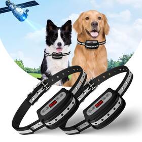 Blingbling Petsfun Gk-1c68-fesu Electric Gps Wireless Dog Fence System Pet Containment With Waterproo