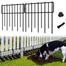Blingluck Dzfgf02 Animal Barrier Fence 10 Pcs Upgrade 1.26 In Gap Decorative Fences No Dig Fen