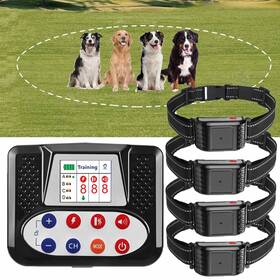 Bndhdeh 091911242565 2in1 Wireless Dog Fence Electric With Remote Shock Training Collar A