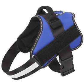 Bolux Dc112-bl-xl Dog Harness No-pull Reflective Vest Breathable Adjustable Pet Har