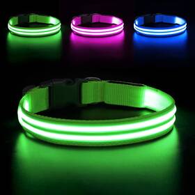 Bseen Bssgx001 Light Up Dog Collar - Led Rechargeable Lighted Pet Collars G