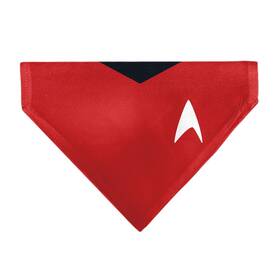 Buckle-down 198016109906 Star Trek Pet Bandana Original Series Red Uniform One Size