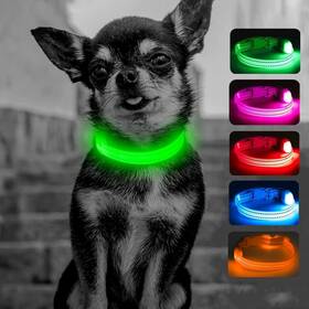 Candofly 815961024480 Light Up Dog Collar - Led Rechargeable Glowing Puppy Co