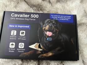 Cavalier X004yk25lz 500 Gps Wireless Dog Fence System Receiver Collar Kit