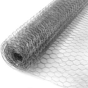 Chapman Supply Ch-1042 20-gauge Galvanized Hexagonal Poultry Netting Chicken Wire Rolled Fencing Wit