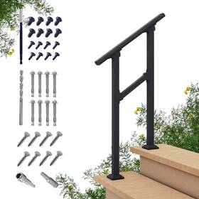 Chr Crhr1 Fence And Rail Hand Rails For Outdoor Steps 2 Step Handrail Indoor Stair