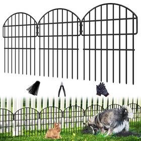 Chtsjqw Agfs27 29ft L X 17in H Garden Fence Animal Barrier 27 Panels No Dig For D