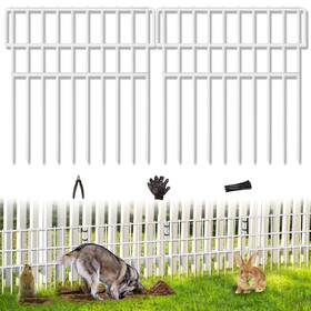 Chtsjqw Gfs-d28w 39.5ft L X 13in H Animal Barrier Fence 28 Panels No Dig For Dogs 1
