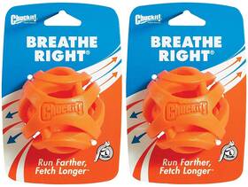 Chuckit B075ns9q9p Large Breathe Right Fetch Balls Dog Toy - 2 Pack