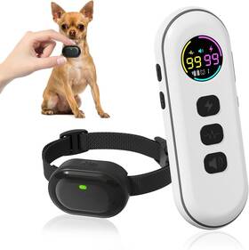 Chupolik 785034769535 Ultra-small Anti Bark Collar Ultra-light And Thin Dog Training With 130