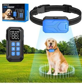 Cppslee J4lcbg4n7 Wireless Dog Fence Electric Rechargeable Collar For Dogs Range 1000ft