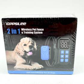 Cppslee X004rwcxux New 2 In1 Wireless Pet Fence Training System - 99 Levels Shock Mode