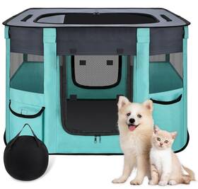 Cuden Dp-01 Portable Pet Playpen - Foldable Dog Indoor Kennel Cat Te