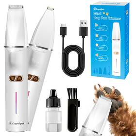 Cupofpet Trimmer6050 2-in-1 Dog Paw Trimmer With 2 Blades Quiet Cordless Clippers Spee