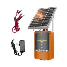 Cxkxxfwy Dzwl-2 10-mile Livestock Electric Fence 12w Solar Panel Fast Charging 24-hour Unint