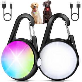 Ttms-dcl-001-e Daament 2 Pack Dog Collar Light Rechargeable Lights For Night Walking Clip On 4