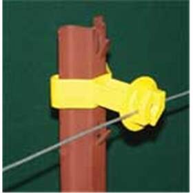 Dare Products Inc 184861 Chain Link U Post Insulator Yellow - Snug-su-25