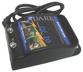 Dare Products Inc 831947 Electric Fence Charger- Black 5 Mile - De20