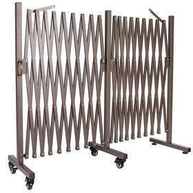 Dearlomum Ss-cdm-500 Retractable Driveway Fence Gate Expandable 205 Inches Dog Gat