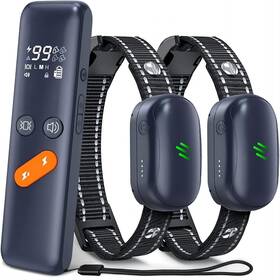 Delupet Dt-73dbu Dog Shock Collar - 2 Dogs Training For Large With Remote 3 Traini