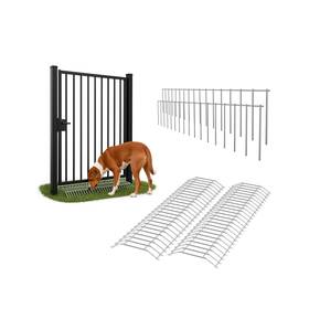 Dig Defence 859181002170 Original Gate Plate - Dog Digging Deterrent Garden Fence Undergr