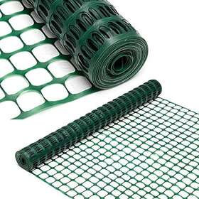 Doeworks 100216511818 Safety Fence 4 X 100 Ft Green Plastic Mesh Roll Barrier Netti