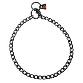 Dogline 193756003903 Herm Sprenger Black Stainless Steel Choke Dog Training Collar With Cl
