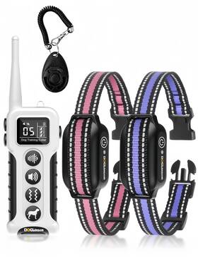 Doglinsen 518v-2-no No Shock Dog Training Collar 2 Dogs Vibrating Vibration F